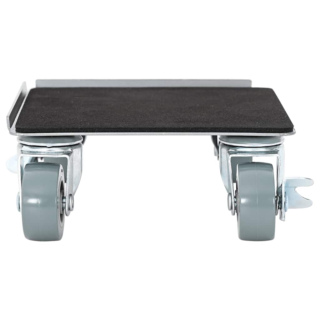 Möbelrollen 4 Stk. mit Heber 13,5x13,5x6 cm Stahl 1300 kg