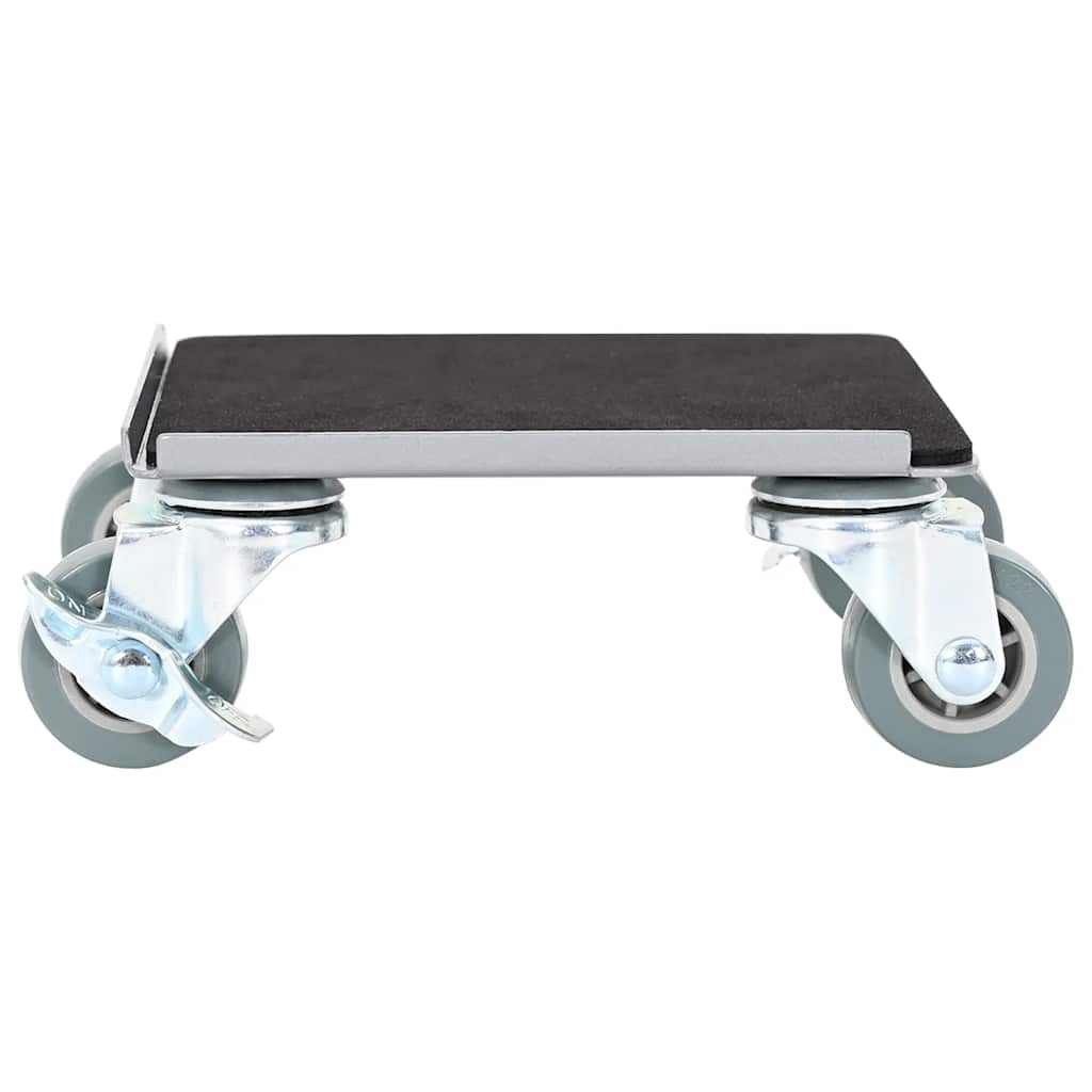 Möbelrollen 4 Stk. mit Heber 13,5x13,5x6 cm Stahl 1300 kg
