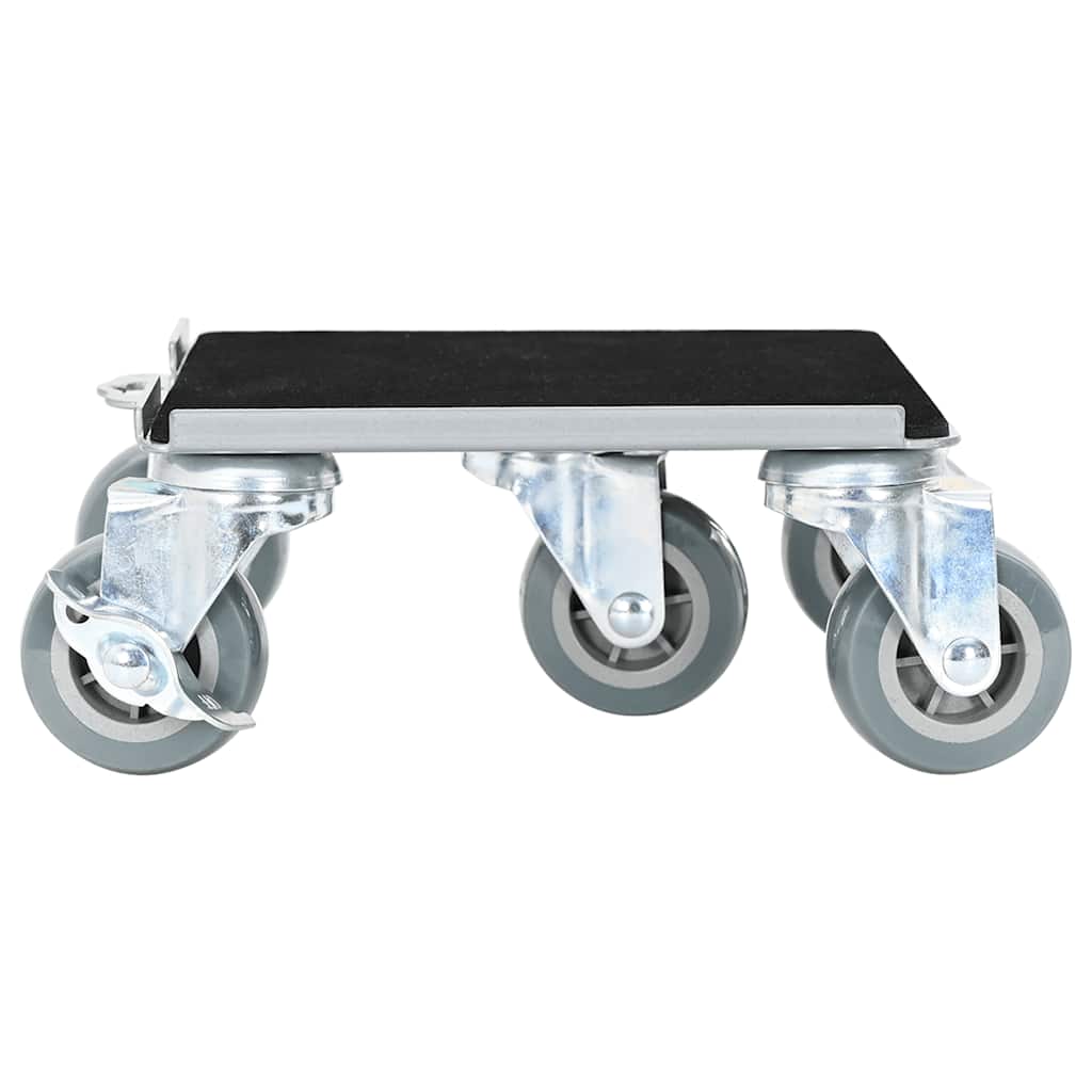 Möbelrollen 4 Stk. mit Heber 17,5x16x7,5 cm Stahl 1600 kg