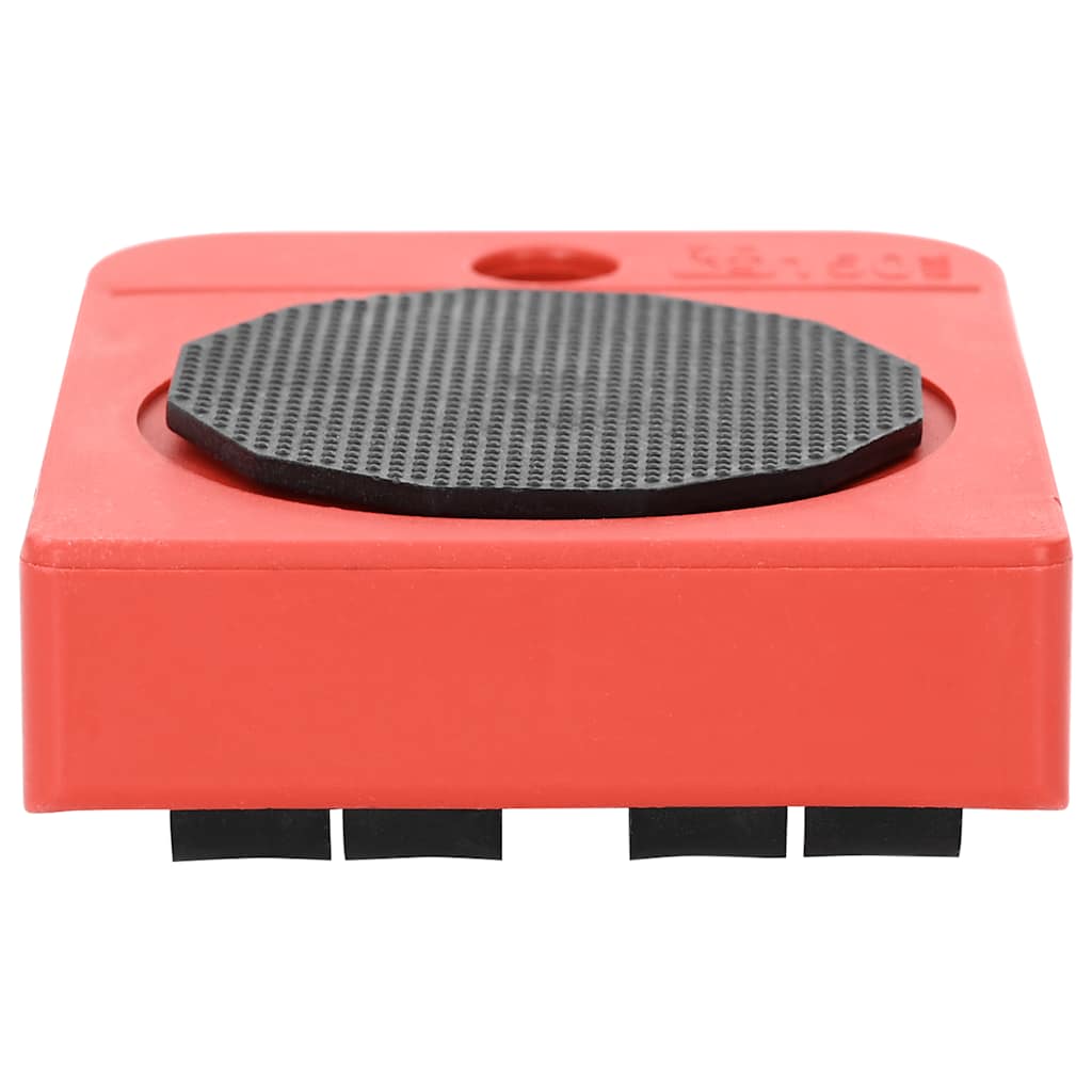 Möbelrollen 8 Stück mit Hebern Rot 9,8x7,5x3 cm 150 kg