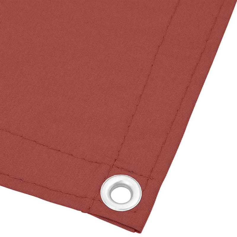 Balkon-Sichtschutz Terrakotta 75x800 cm 100 % Polyester-Oxford