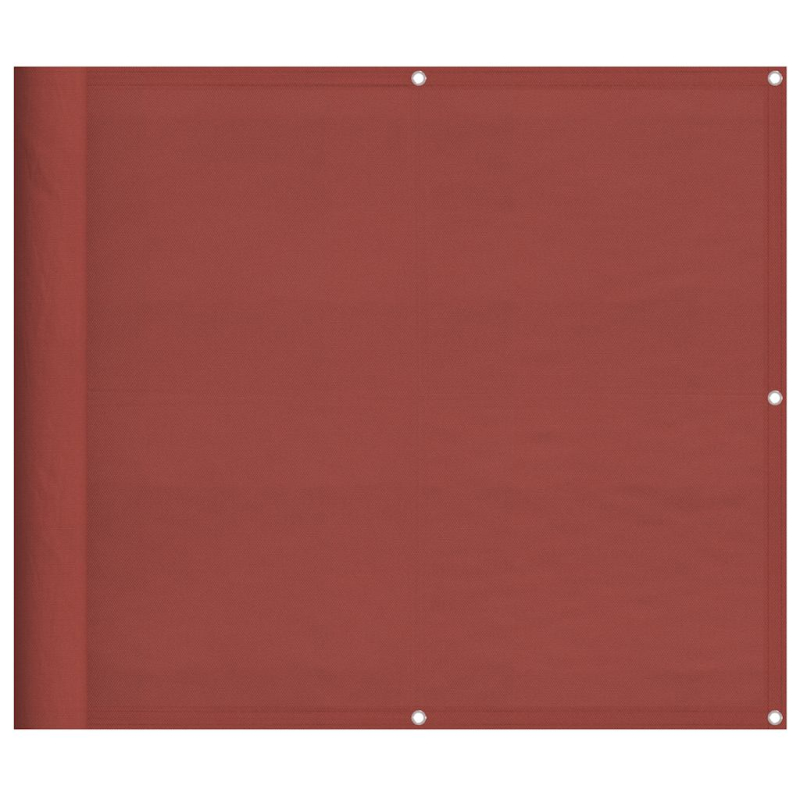 Balkon-Sichtschutz Terrakotta 90x1000 cm 100 % Polyester-Oxford