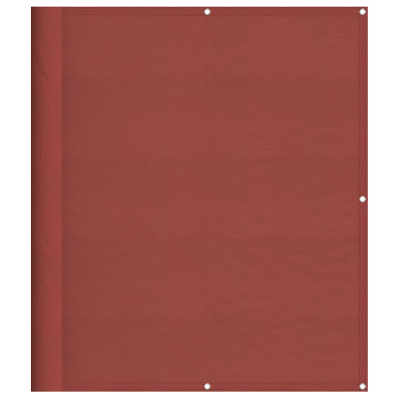 Balkon-Sichtschutz Terrakotta 120x700 cm 100 % Polyester-Oxford