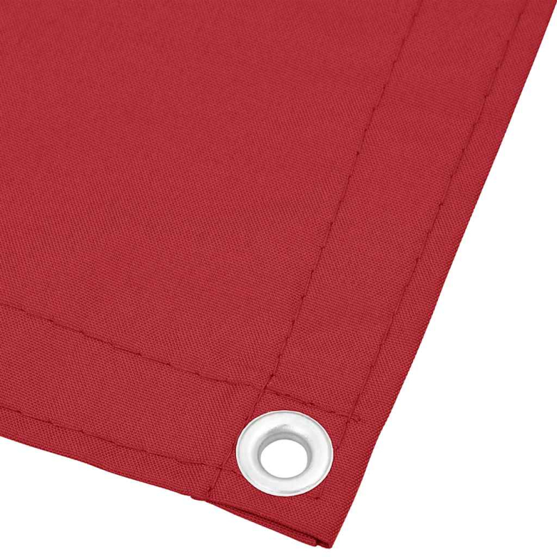 Balkon-Sichtschutz Rot 90x800 cm 100% Polyester-Oxford