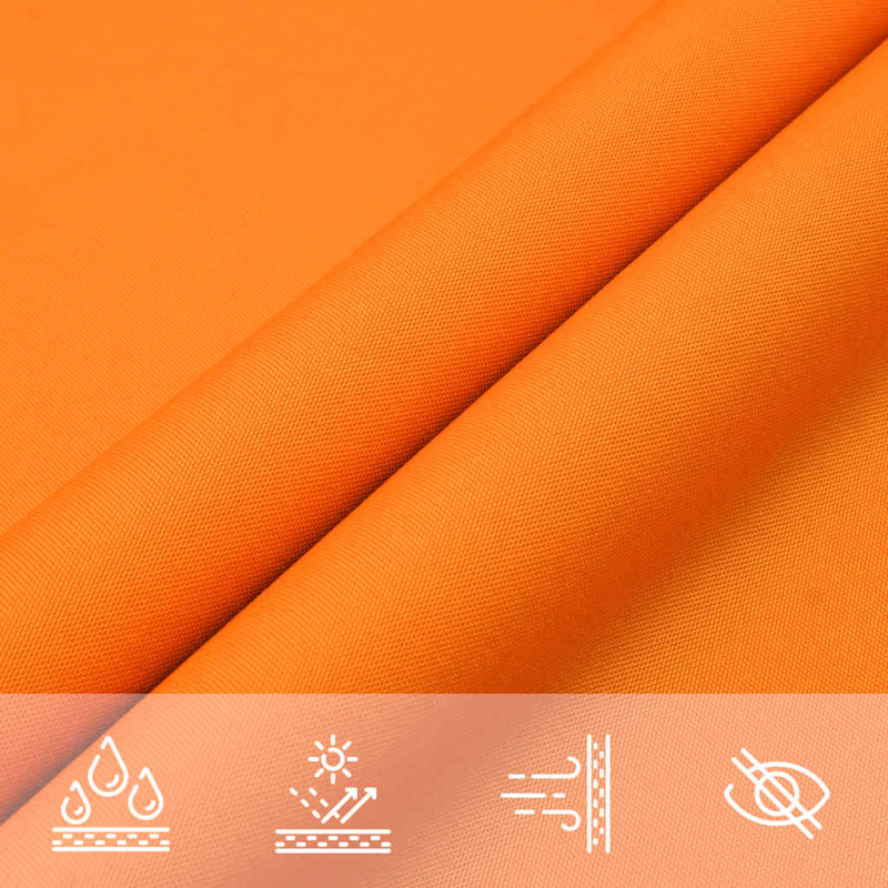 Sonnensegel Orange 2x2x2 m 100% Polyester Oxford