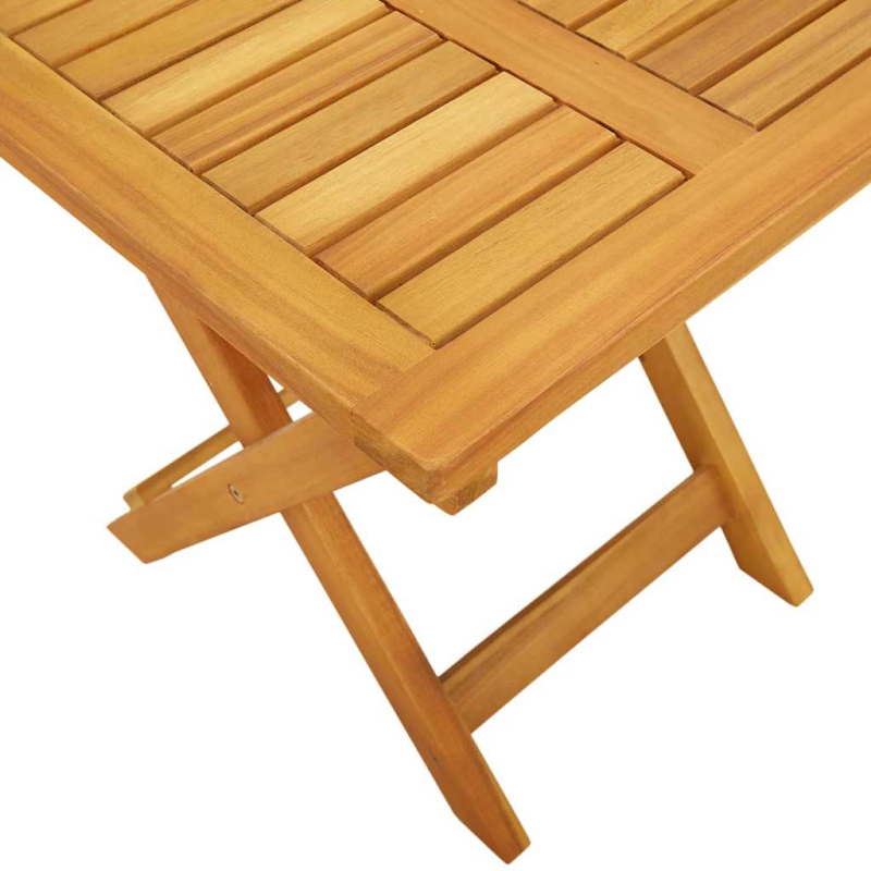 Sonnenliege mit Tisch Massivholz Akazie