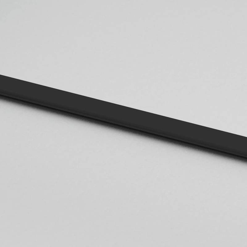 Schiebetür mit Beschlag 76x205 cm ESG-Glas & Aluminium