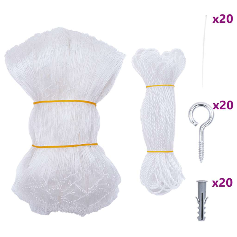 Katzennetz Transparent 4x3 m Nylon