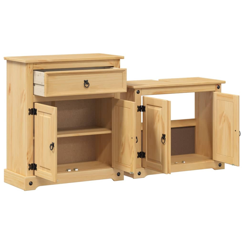 2-teiliges Badmöbel-Set Corona Massivholz Kiefer