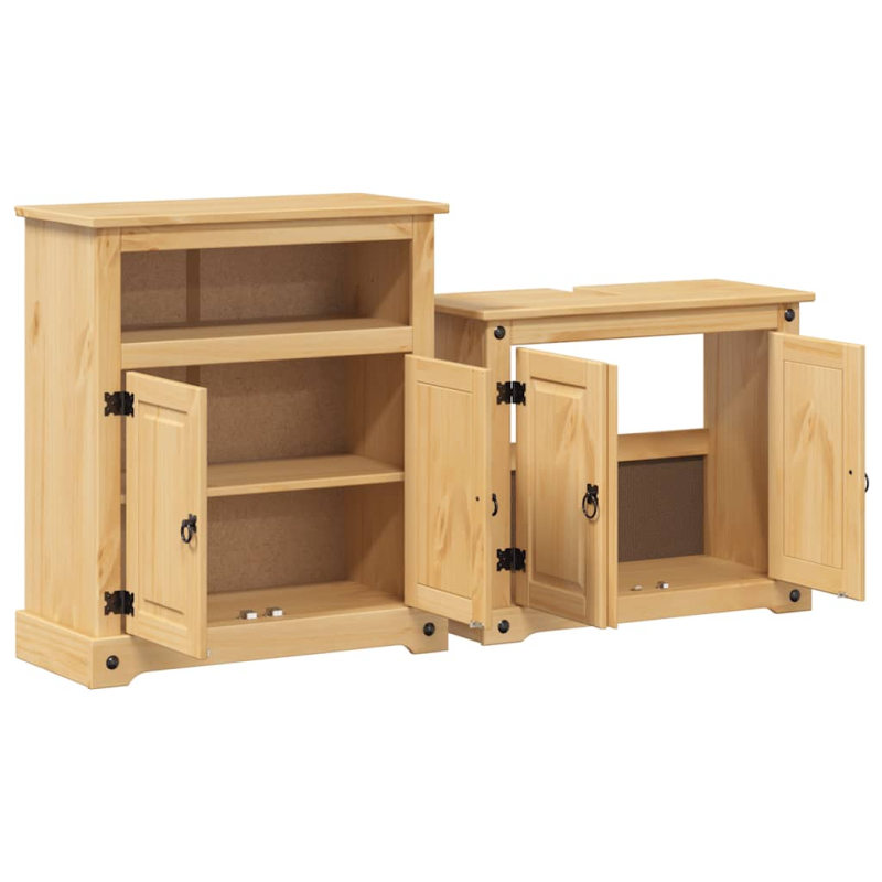 2-teiliges Badmöbel-Set Corona Massivholz Kiefer