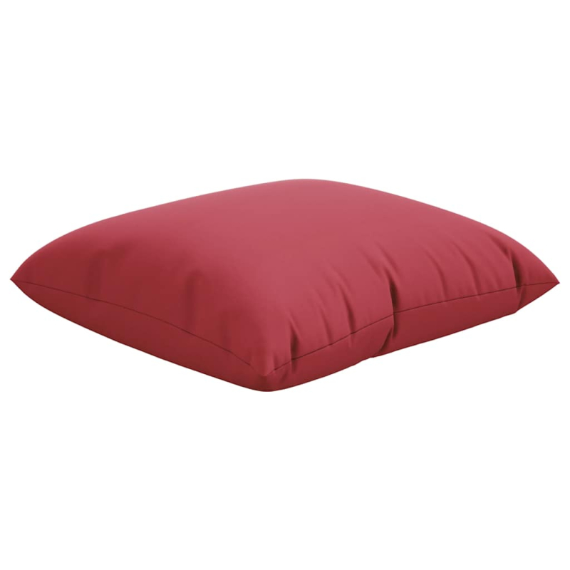 Sofakissen 4 Stk. Weinrot 40x40 cm Stoff