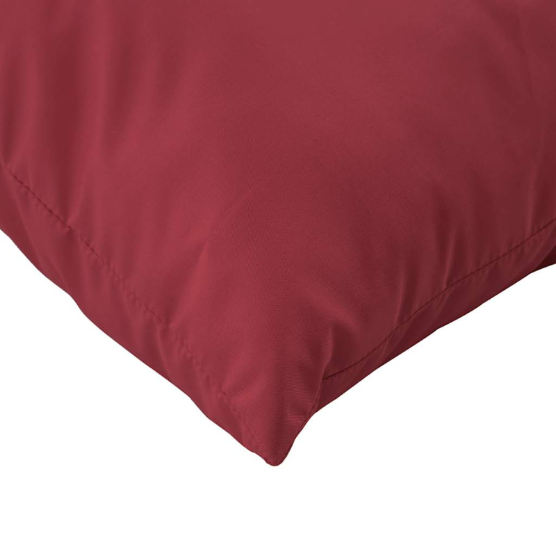 Sofakissen 4 Stk. Weinrot 40x40 cm Stoff