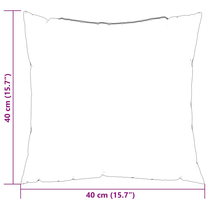 Sofakissen 4 Stk. Knallgrün 40x40 cm Stoff