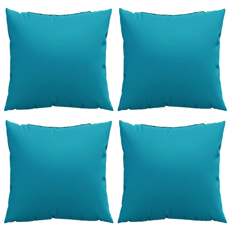 Sofakissen 4 Stk. Blau 50x50 cm Stoff
