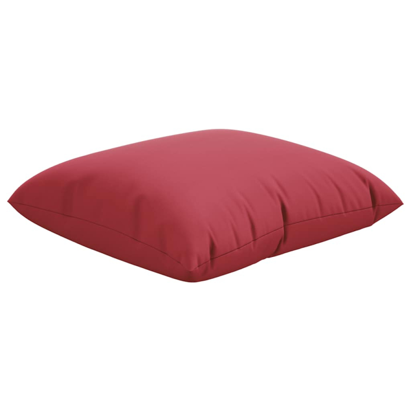 Sofakissen 4 Stk. Weinrot 60x60 cm Stoff