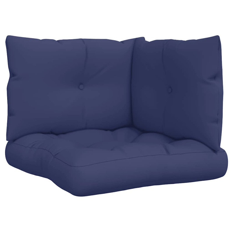 Palettenkissen 3 Stk. Marineblau Oxford-Gewebe