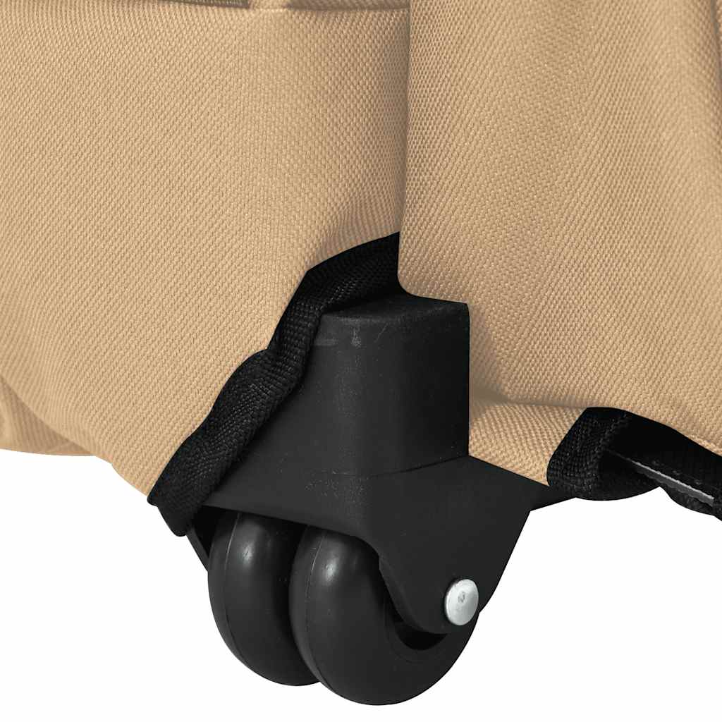 Trolley für Haustiere 3-in-1 Sandfarbe 48x32x57 cm cm Oxford-Gewebe