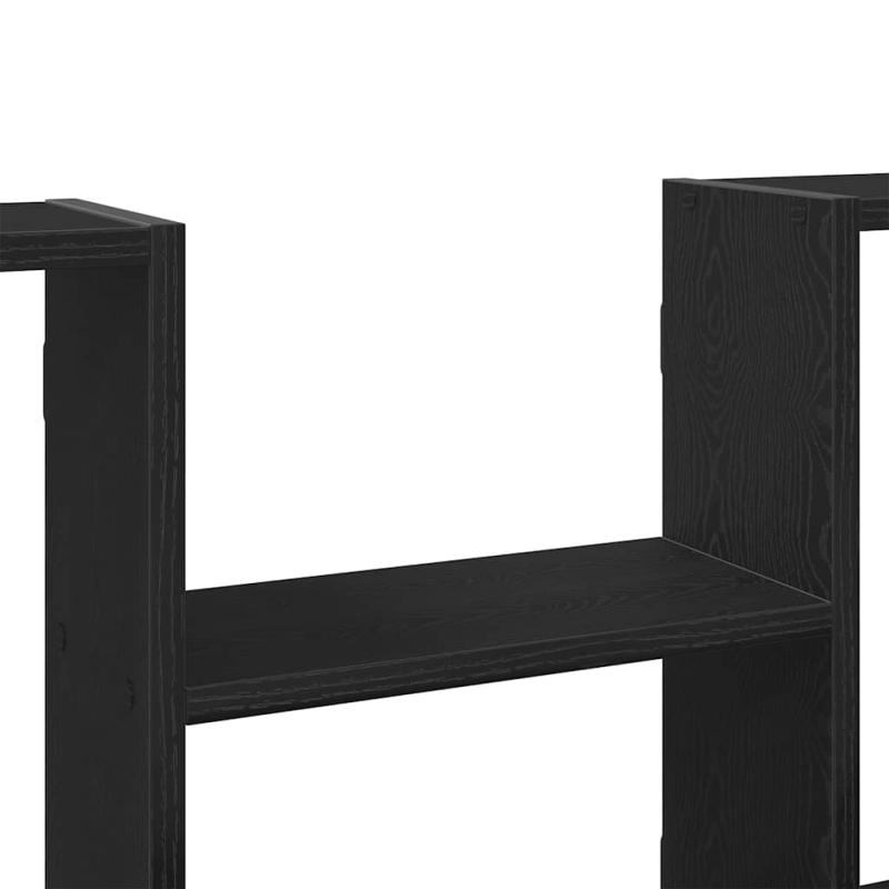 Wandregal Schwarz Eichen-Optik 99x15x60 cm Holzwerkstoff