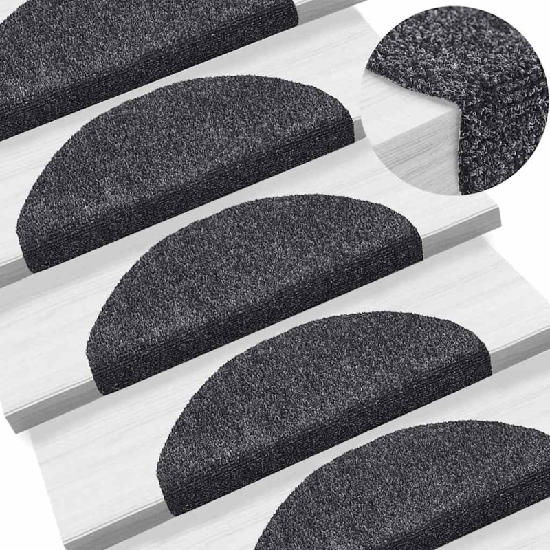 Stufenmatten Selbstklebend 20 Stk. Dunkelgrau 65x21x4 cm