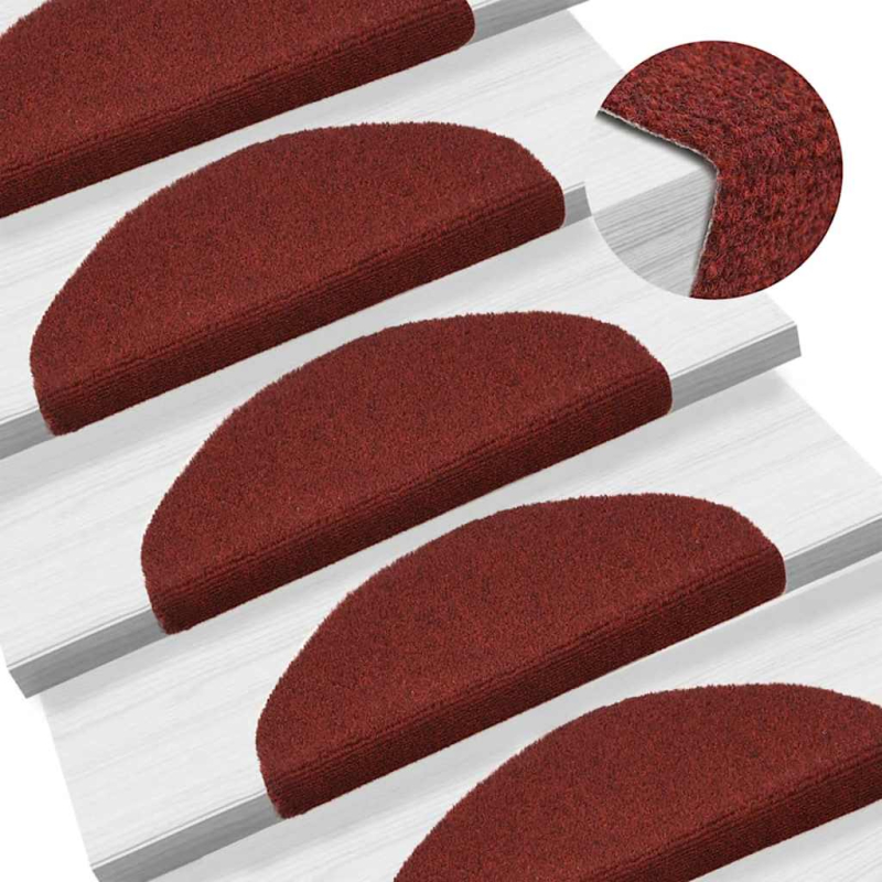 Stufenmatten Selbstklebend 20 Stk. Rot 65x21x4 cm