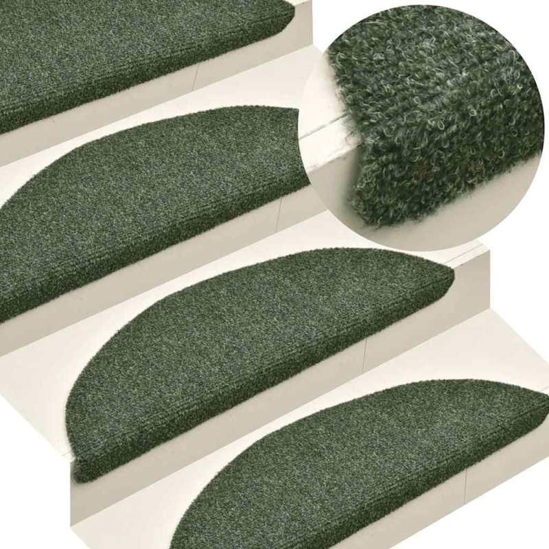 Stufenmatten Selbstklebend 20 Stk. Grün 65x21x4 cm