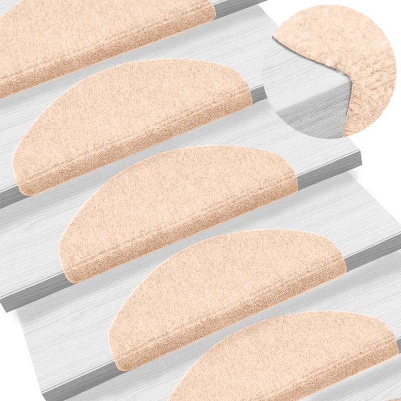 Stufenmatten Selbstklebend 30 Stk. Creme 65x21x4 cm
