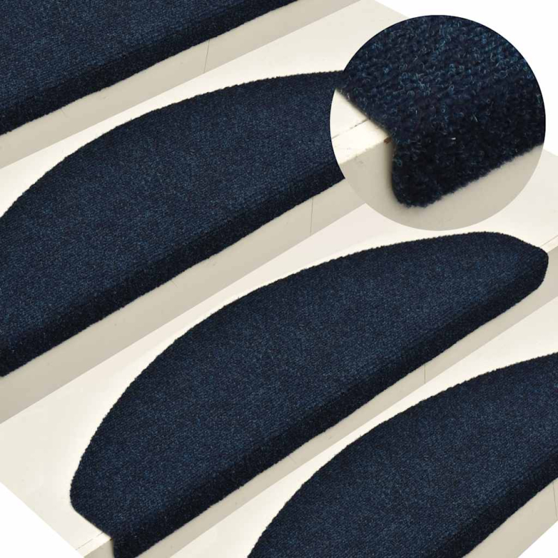 Stufenmatten Selbstklebend 30 Stk. Marineblau 65x21x4 cm