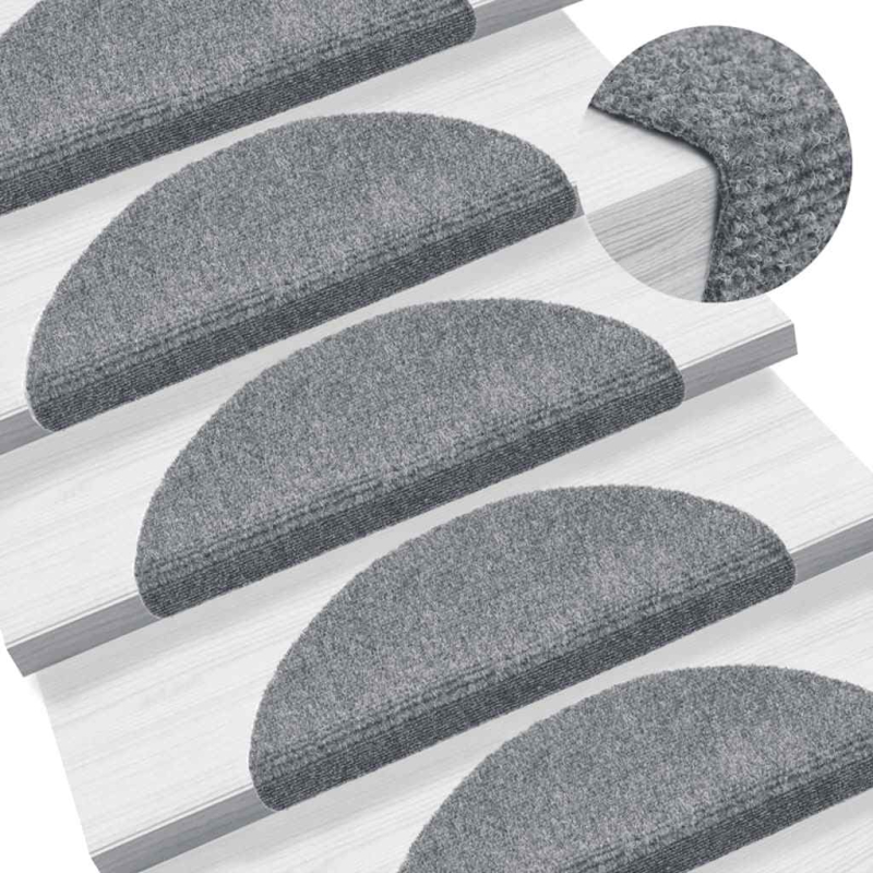 Stufenmatten Selbstklebend 20 Stk. Hellgrau 56x17x3 cm