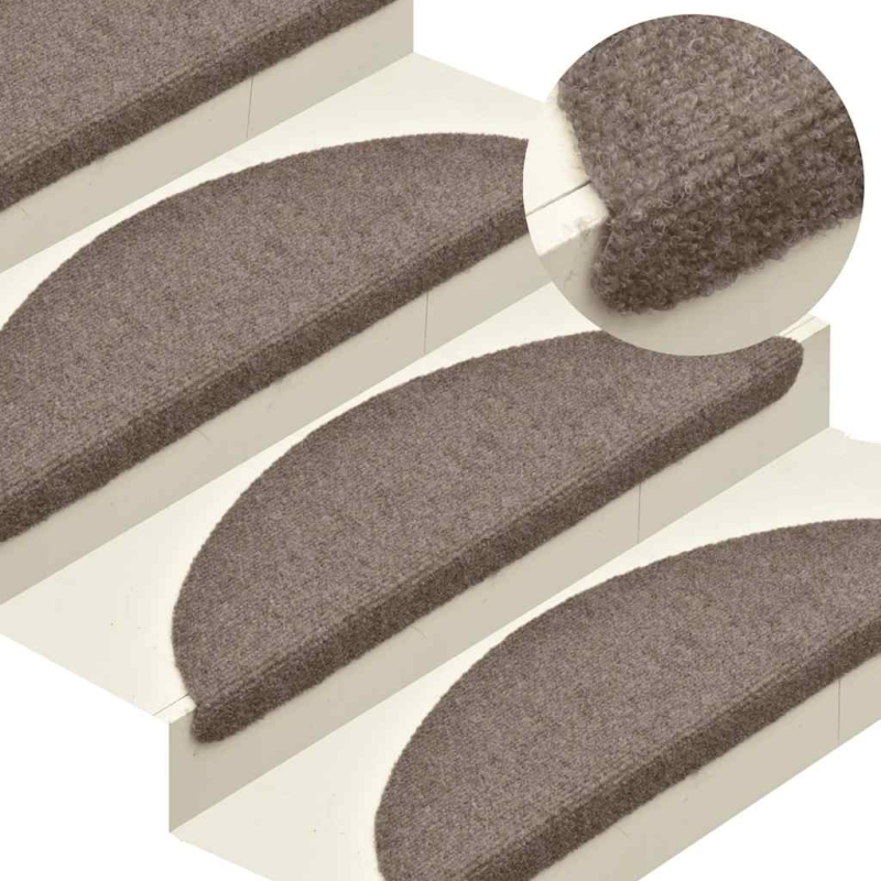 Stufenmatten Selbstklebend 20 Stk. Beige 56x17x3 cm