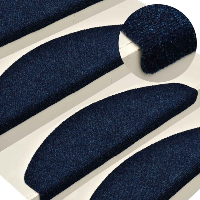 Stufenmatten Selbstklebend 20 Stk. Marineblau 56x17x3 cm
