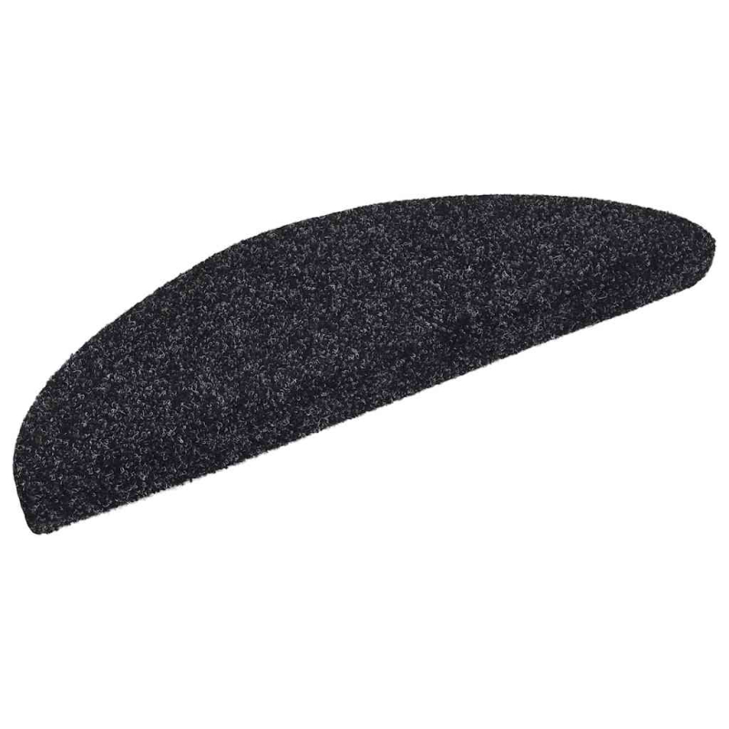Stufenmatten Selbstklebend 30 Stk. Schwarz 56x17x3 cm