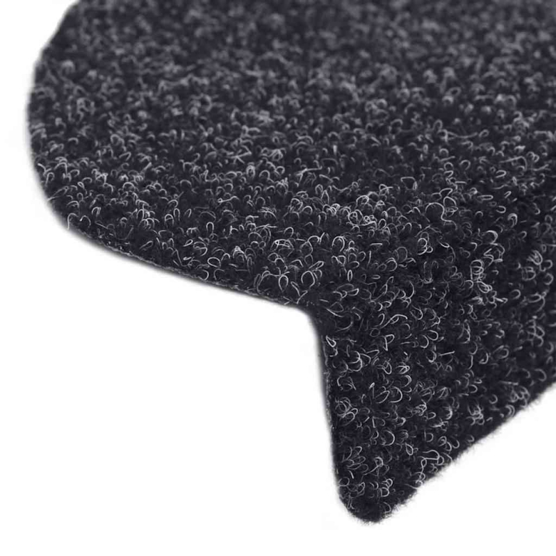 Stufenmatten Selbstklebend 30 Stk. Schwarz 56x17x3 cm