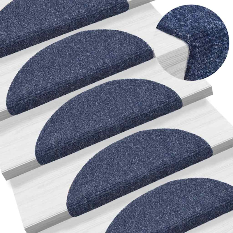 Stufenmatten Selbstklebend 30 Stk. Blau 56x17x3 cm