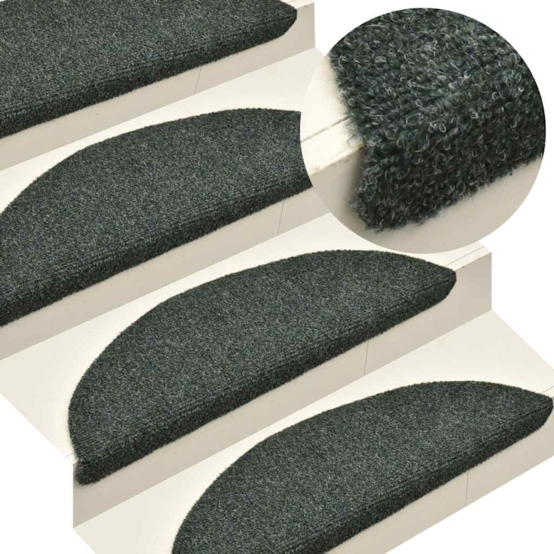 Stufenmatten Selbstklebend 30 Stk. Grün 56x17x3 cm