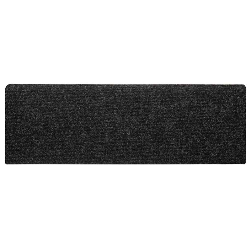 Stufenmatten Selbstklebend 30 Stk. Schwarz 65x21x4 cm