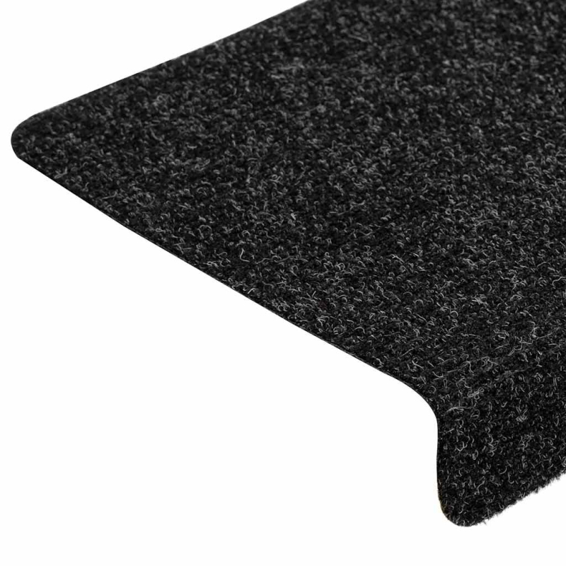 Stufenmatten Selbstklebend 30 Stk. Schwarz 65x21x4 cm
