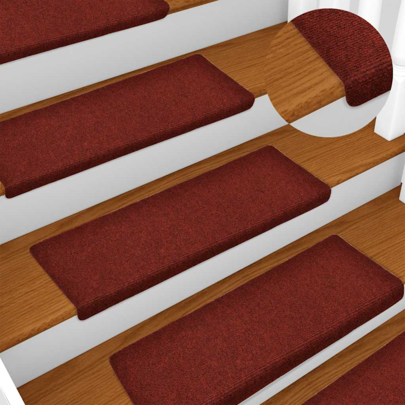 Stufenmatten Selbstklebend 30 Stk. Rot 65x21x4 cm