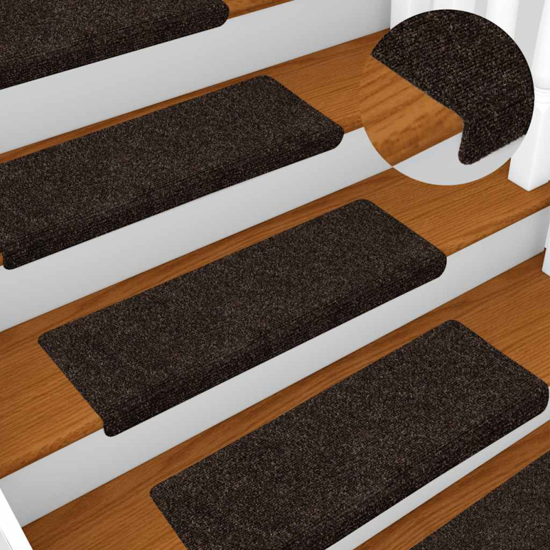 Stufenmatten Selbstklebend 30 Stk. Braun 65x21x4 cm