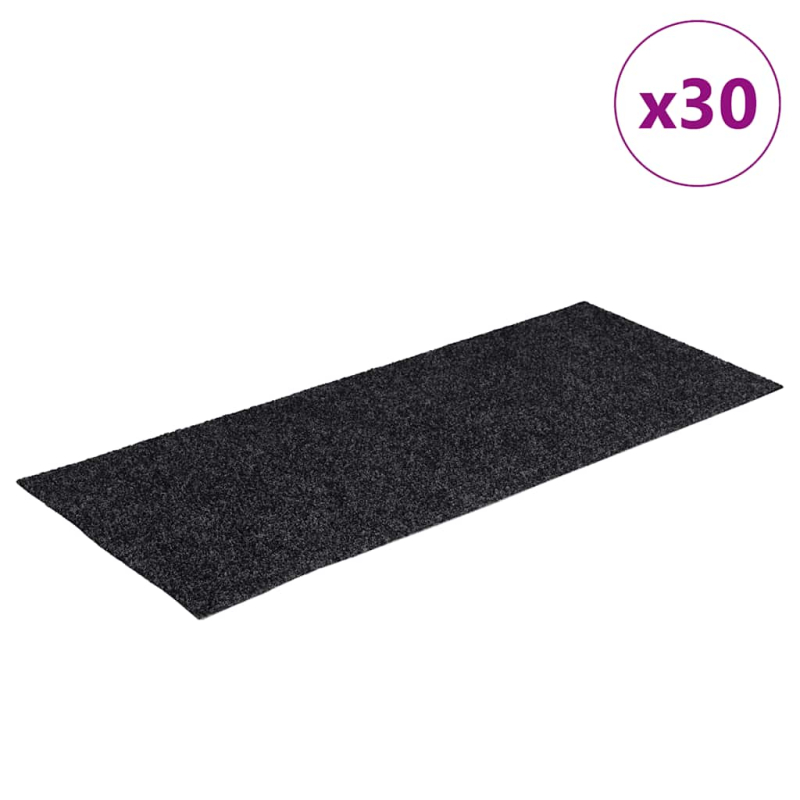 Stufenmatten Selbstklebend 30 Stk. Grau 60x25cm Rechteckig