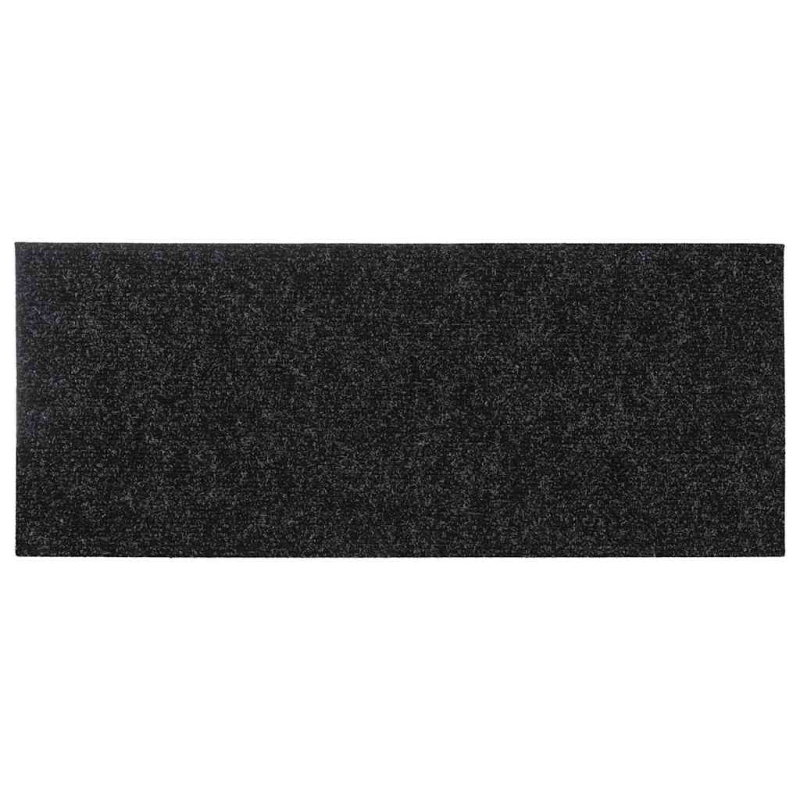 Stufenmatten Selbstklebend 30 Stk. Schwarz 60x25cm Rechteckig