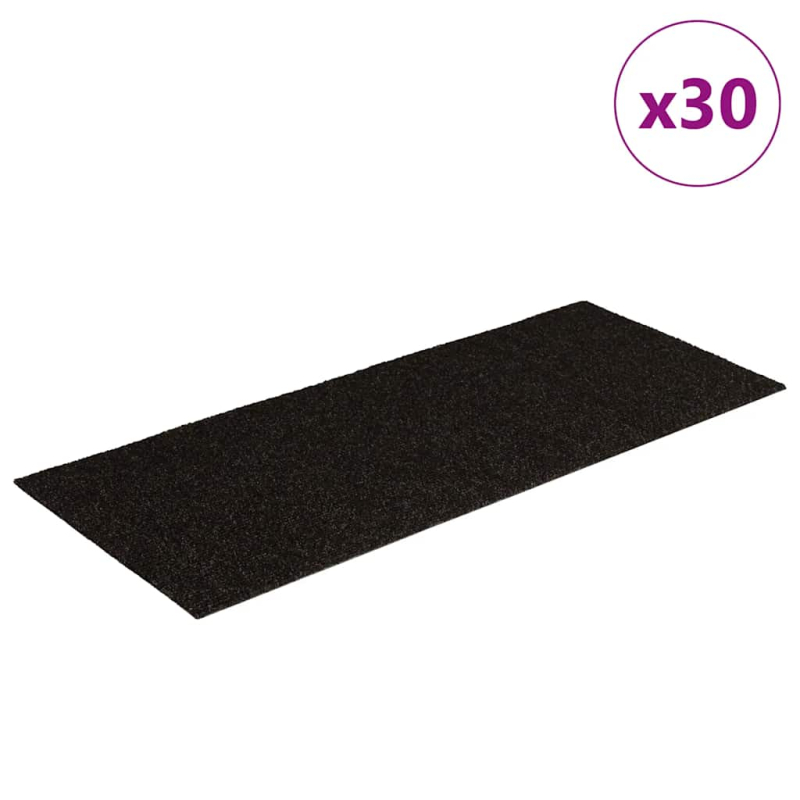 Stufenmatten Selbstklebend 30 Stk. Dunkelbraun 60x25cm Rechteck
