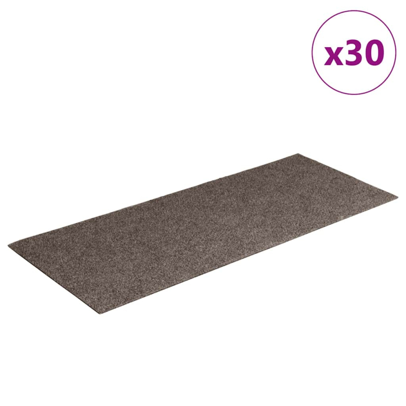 Stufenmatten Selbstklebend 30 Stk. Creme 60x25cm Rechteckig