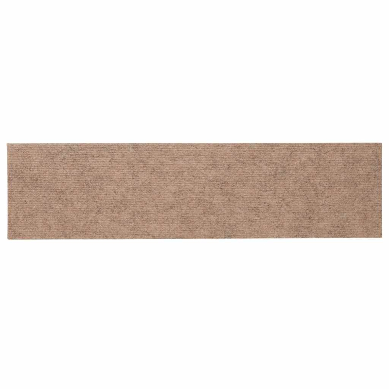 Stufenmatten Selbstklebend 30 Stk. Hellbraun 76x20cm Rechteckig