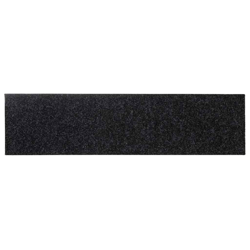 Stufenmatten Selbstklebend 30 Stk. Schwarz 76x20cm Rechteckig