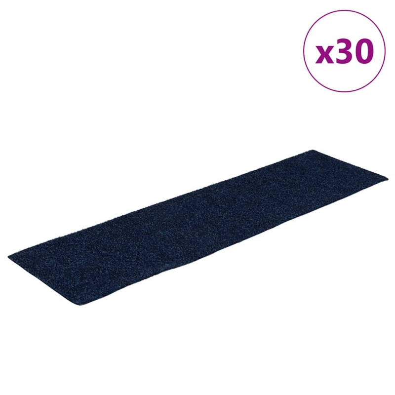 Stufenmatten Selbstklebend 30 Stk. Blau 76x20cm Rechteckig