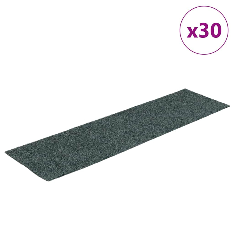 Stufenmatten Selbstklebend 30 Stk. Grün 76x20cm Rechteckig