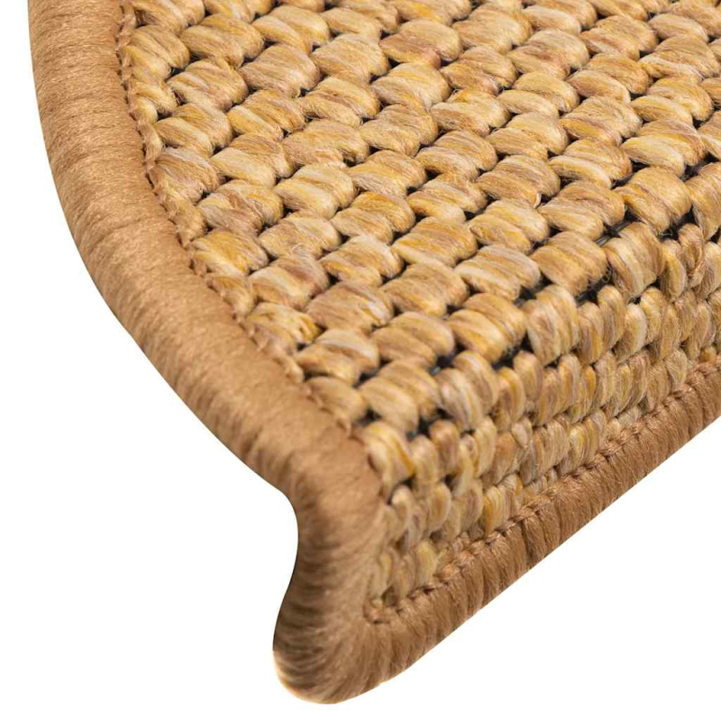 Stufenmatten Selbstklebend Sisal-Optik 30 Stk. 56x17x3 cm Sisal