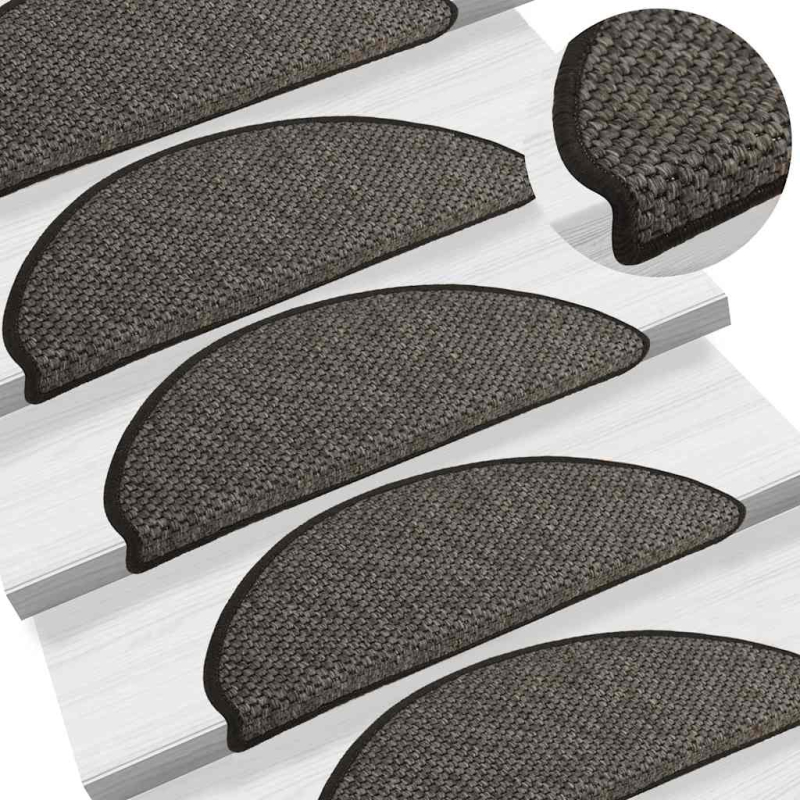 Stufenmatten Selbstklebend Sisal-Optik 30Stk. 65x21x4cm