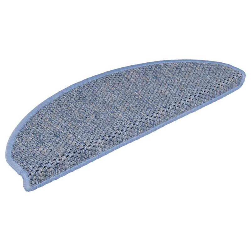 Stufenmatten Selbstklebend Sisal-Optik 30Stk. 65x21x4cm Blau