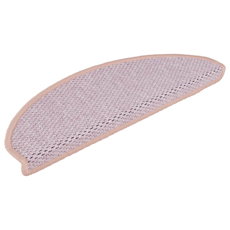 Stufenmatten Selbstklebend Sisal-Optik 30Stk. 65x21x4cm Rosa